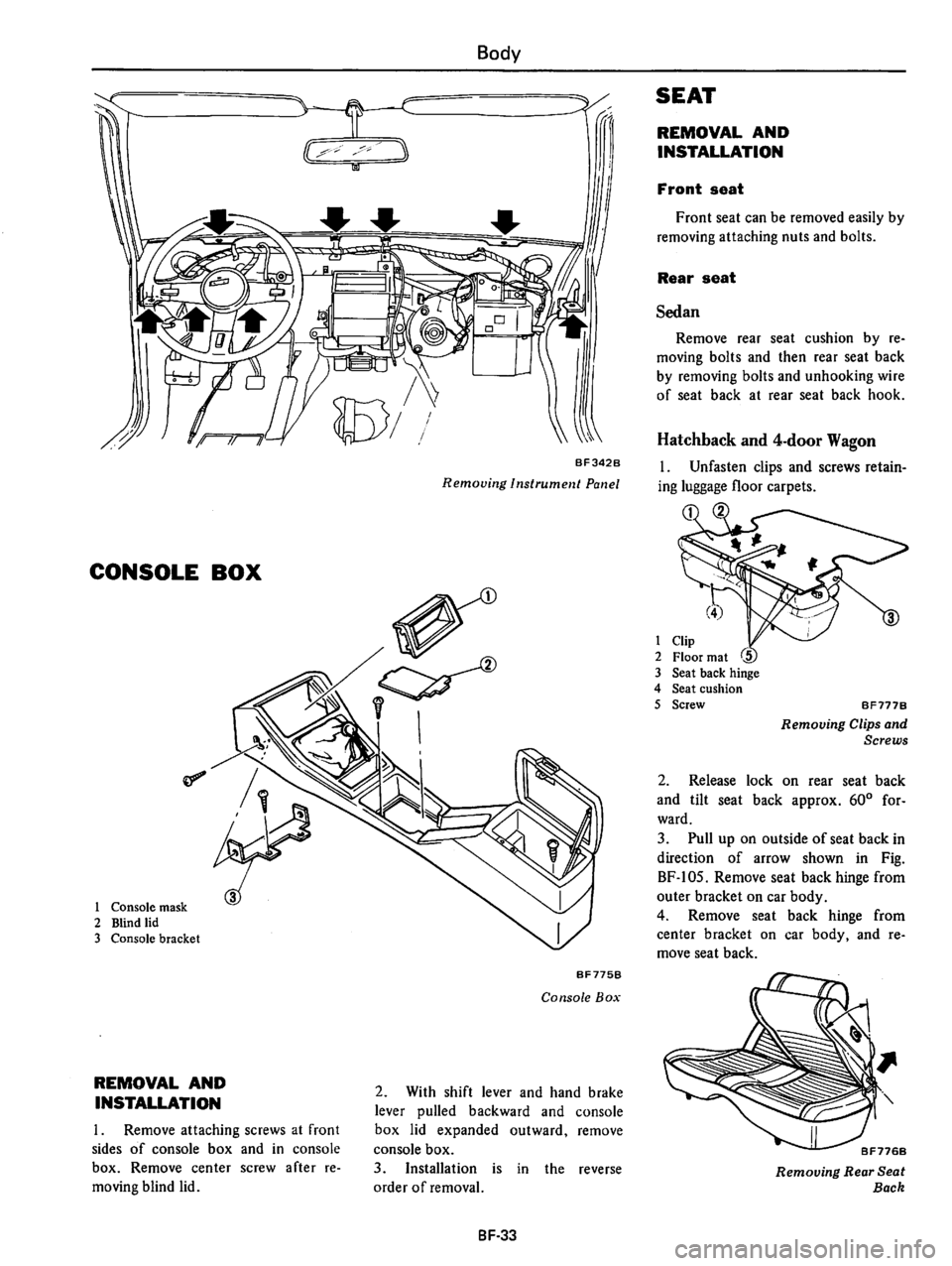 DATSUN 510 1980 Service Repair Manual DATSUN 510 1980 Service Repair Manual
