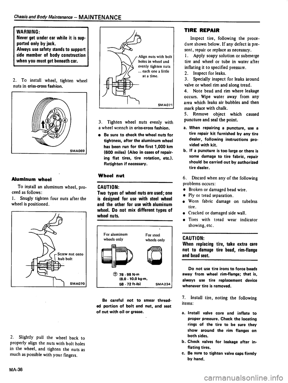 DATSUN 510 1980 Service Service Manual DATSUN 510 1980 Service Service Manual