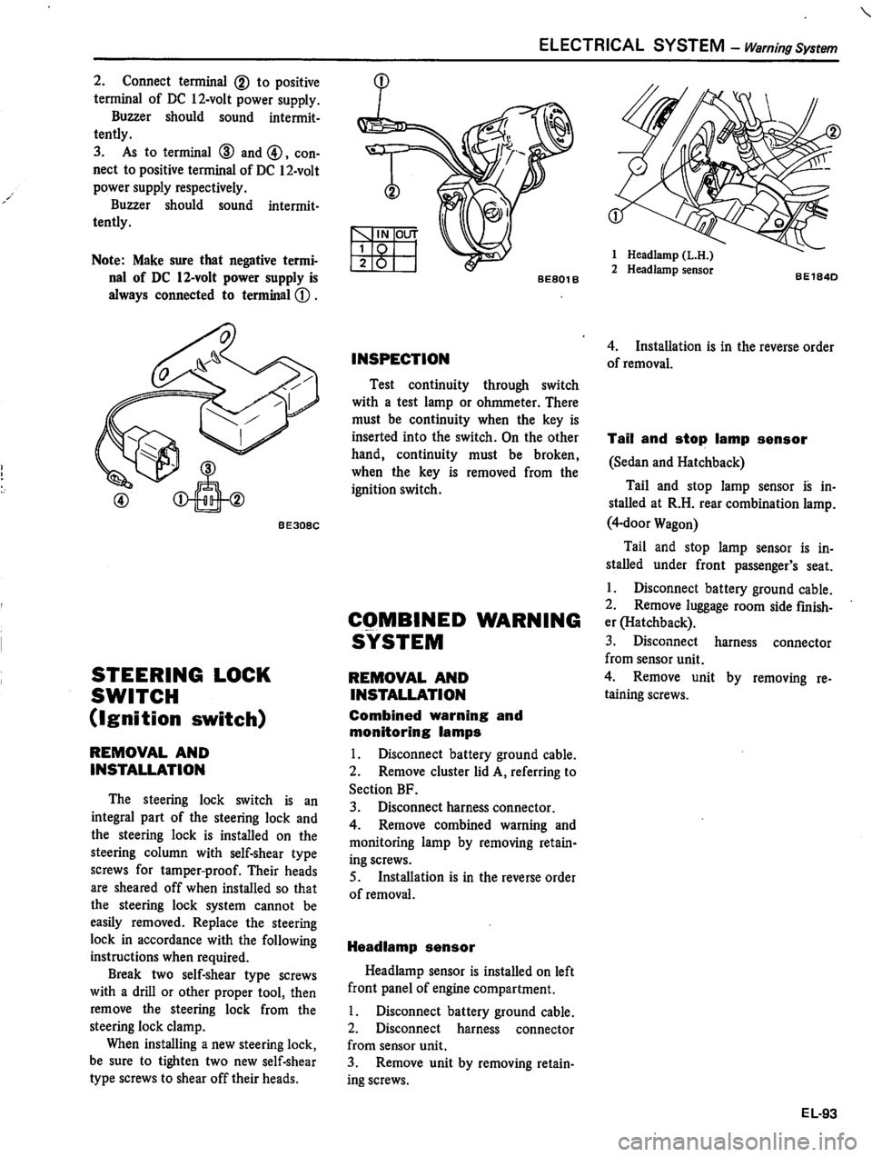 DATSUN 510 1980 Service Repair Manual DATSUN 510 1980 Service Repair Manual