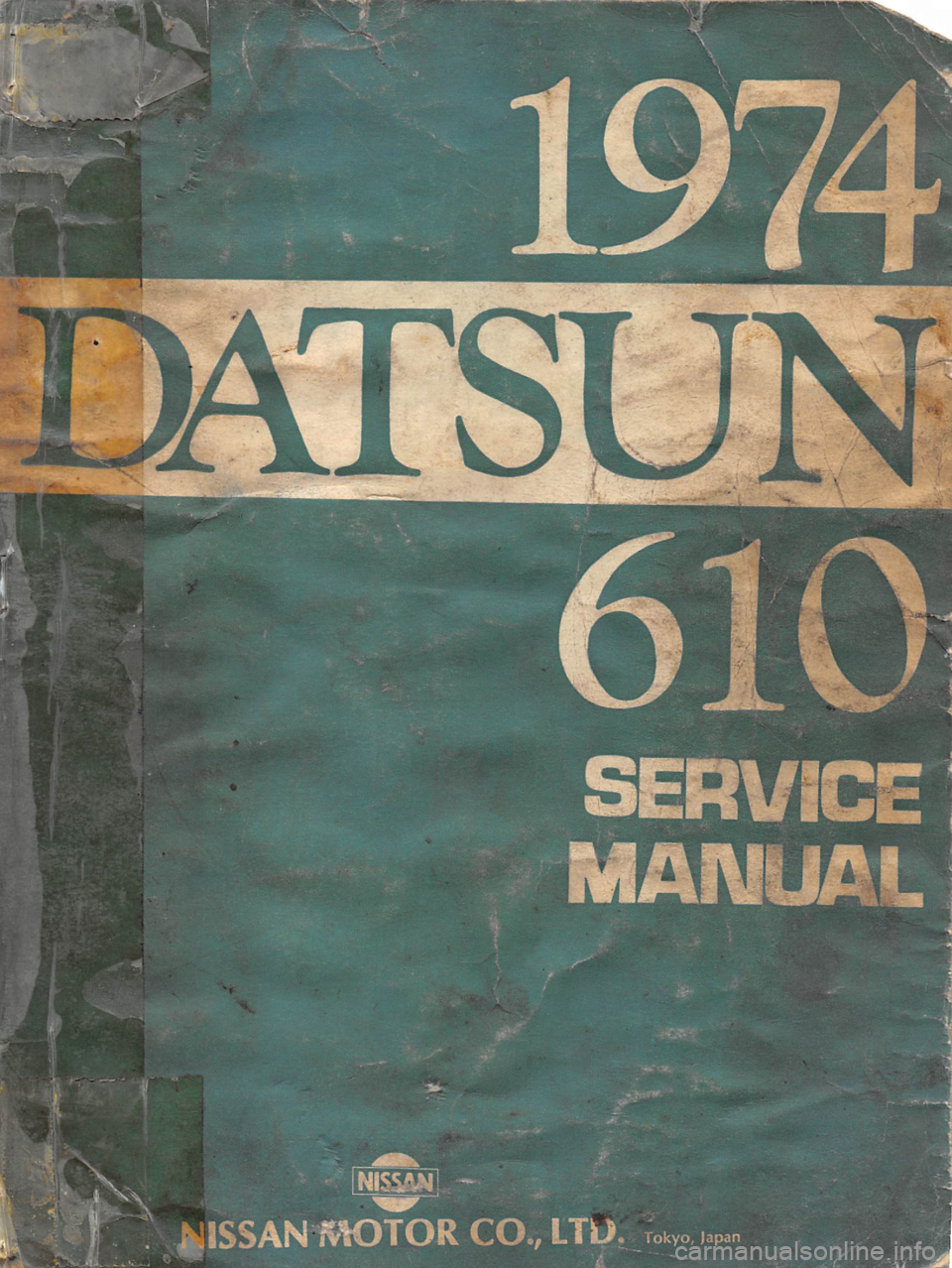 DATSUN 610 1974  Service Manual 