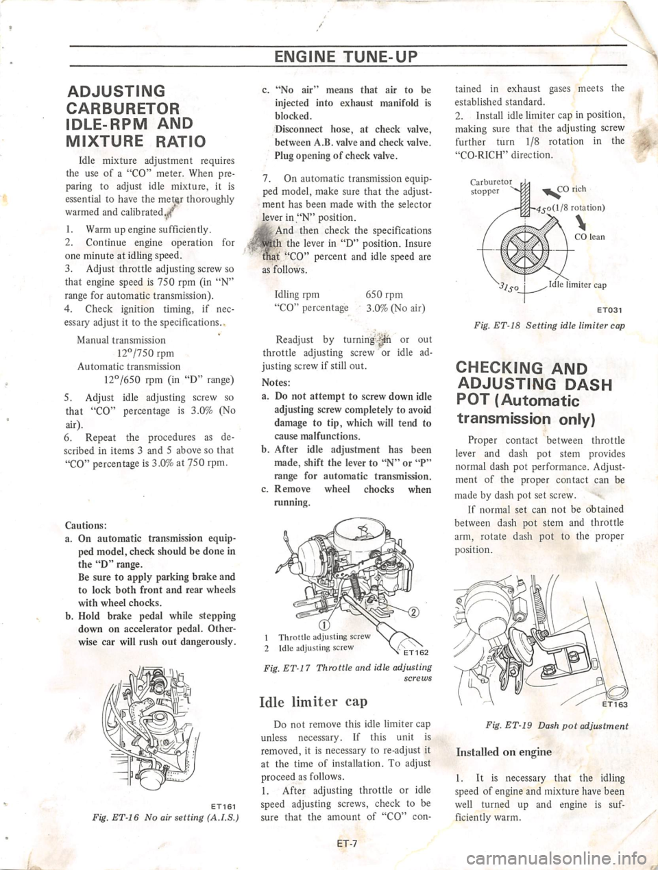 DATSUN 610 1974 User Guide DATSUN 610 1974 User Guide