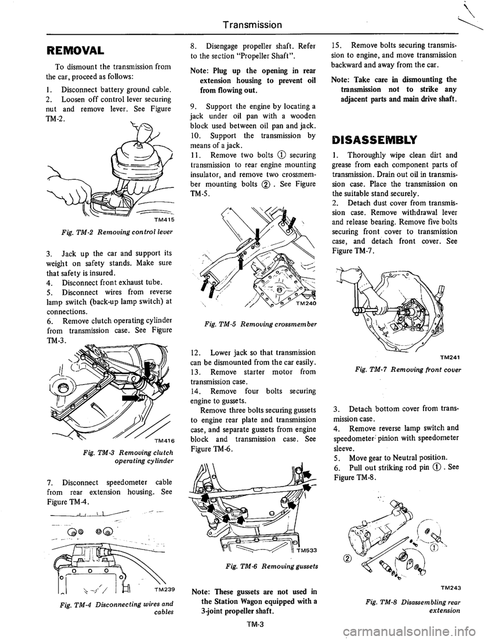 DATSUN 610 1974 Service Manual DATSUN 610 1974 Service Manual