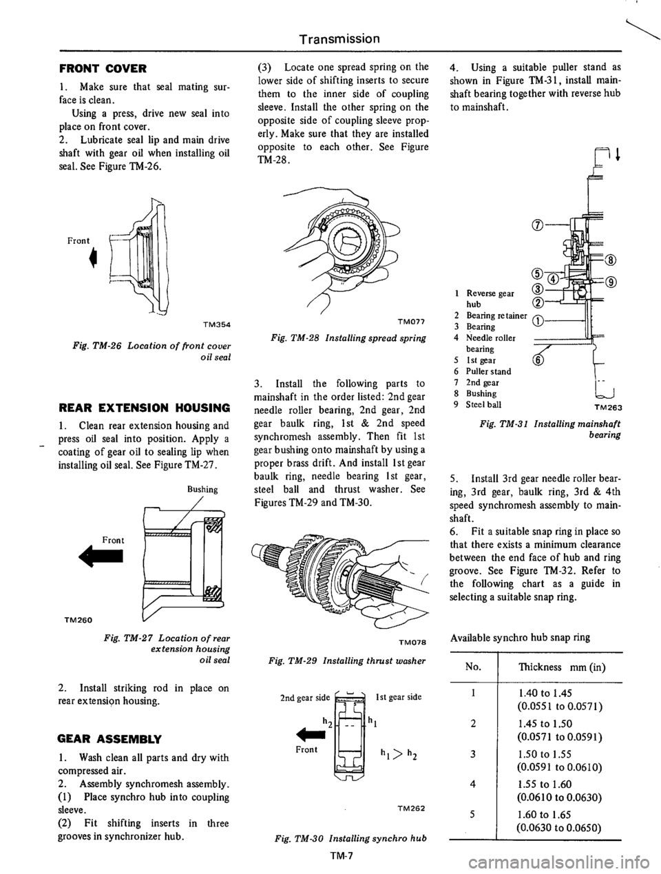 DATSUN 610 1974 Service Manual DATSUN 610 1974 Service Manual