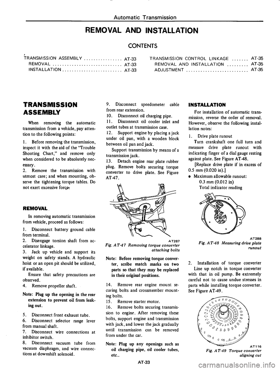 DATSUN 610 1974 Service Manual DATSUN 610 1974 Service Manual