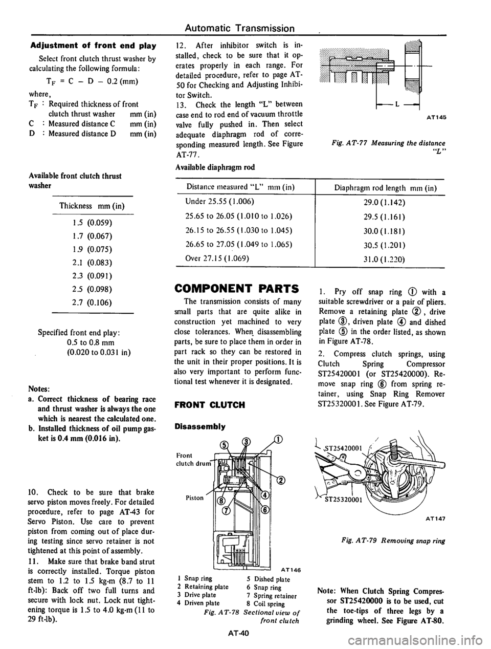 DATSUN 610 1974 Service Manual DATSUN 610 1974 Service Manual