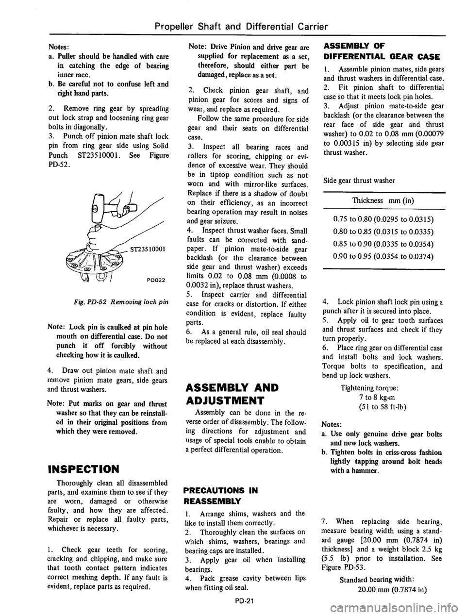 DATSUN 610 1974 Service Manual DATSUN 610 1974 Service Manual
