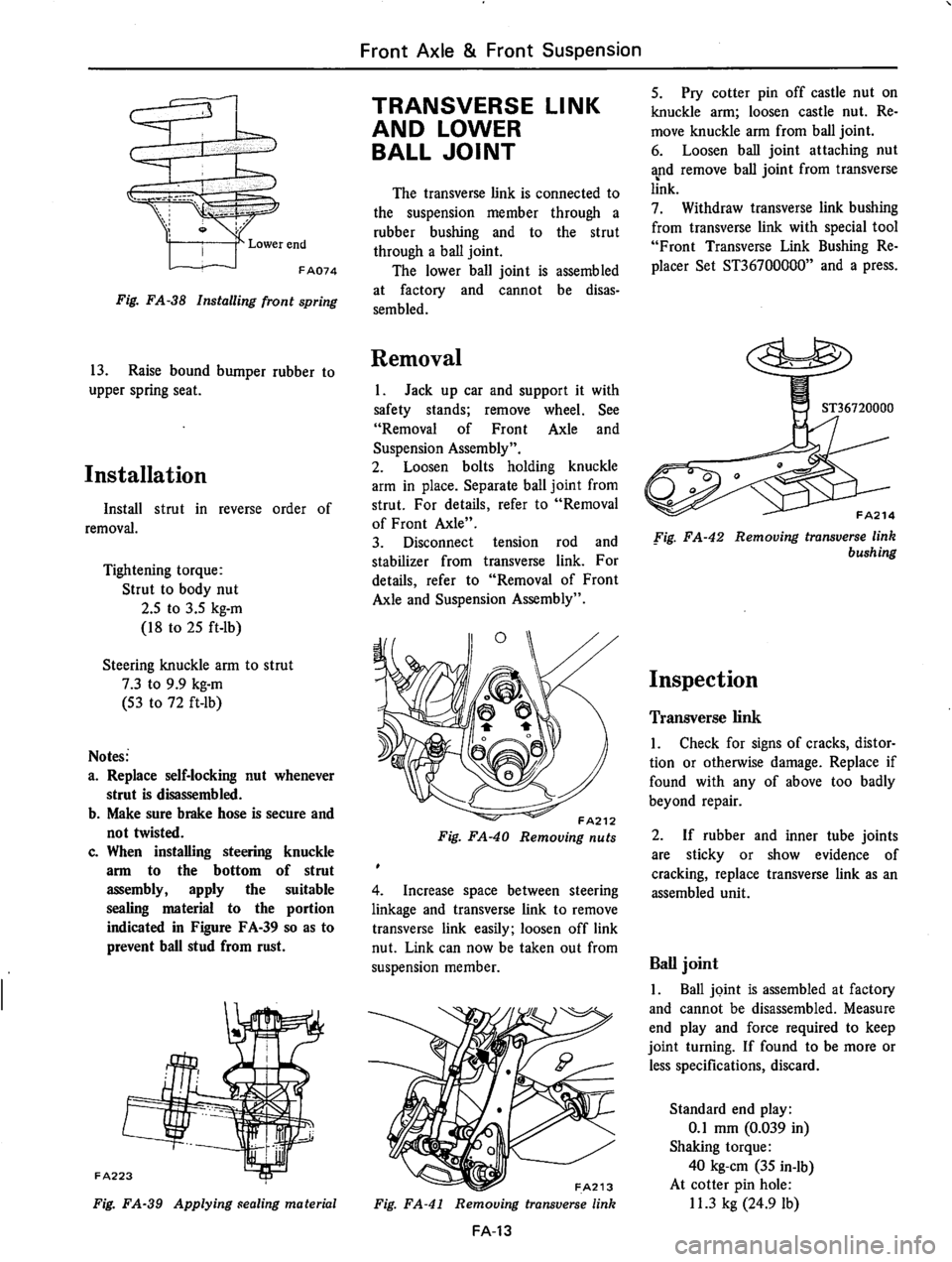 DATSUN 610 1974 Service Manual DATSUN 610 1974 Service Manual