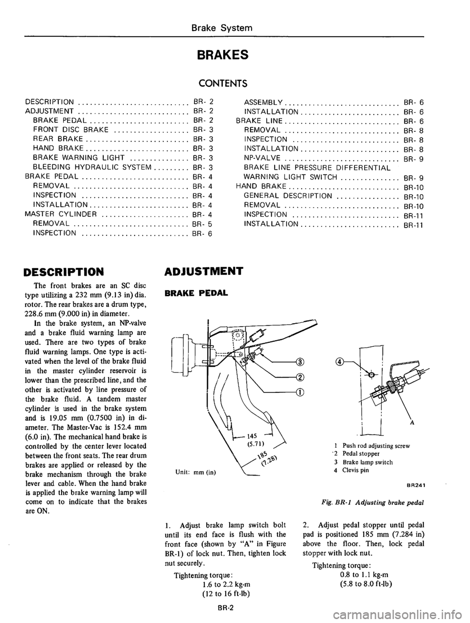DATSUN 610 1974 Service Manual DATSUN 610 1974 Service Manual