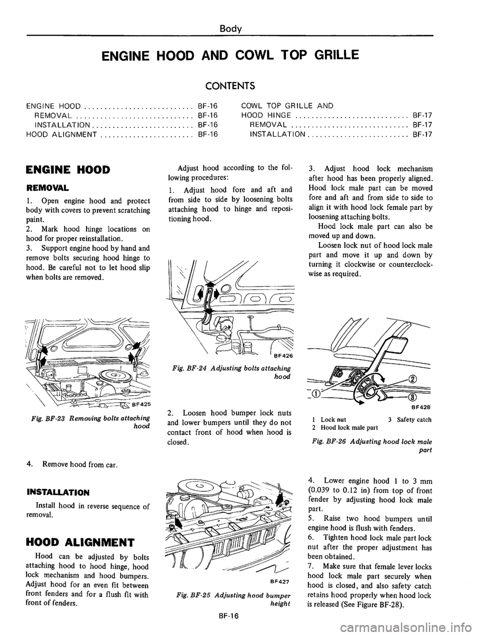DATSUN 610 1974  Service Manual 