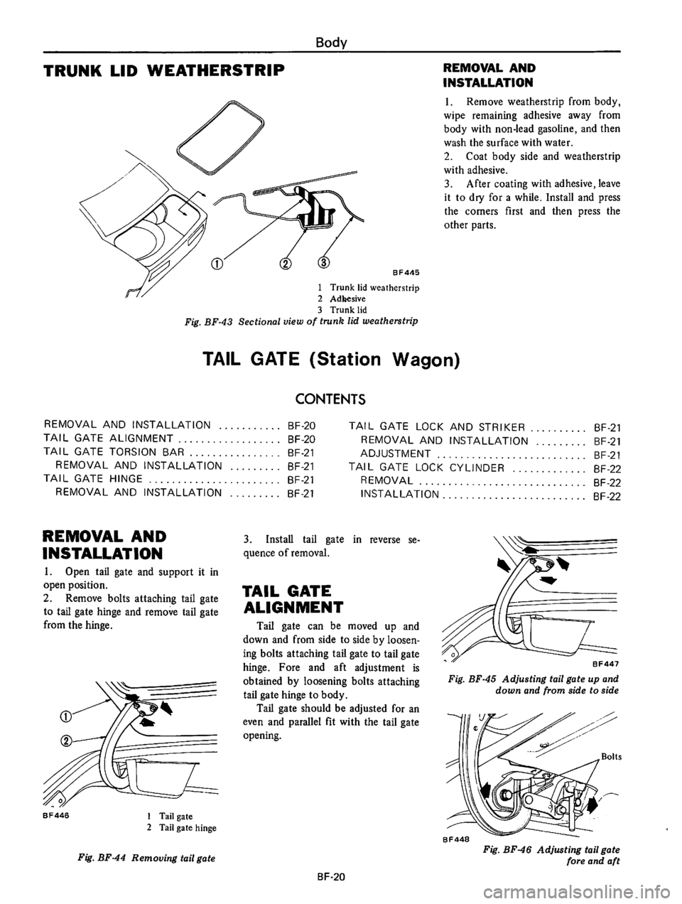 DATSUN 610 1974  Service Manual 