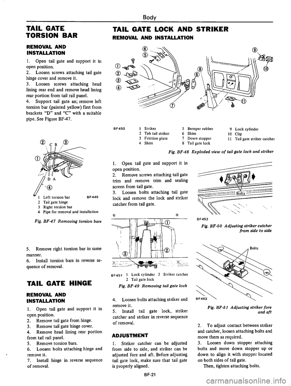 DATSUN 610 1974  Service Manual 
