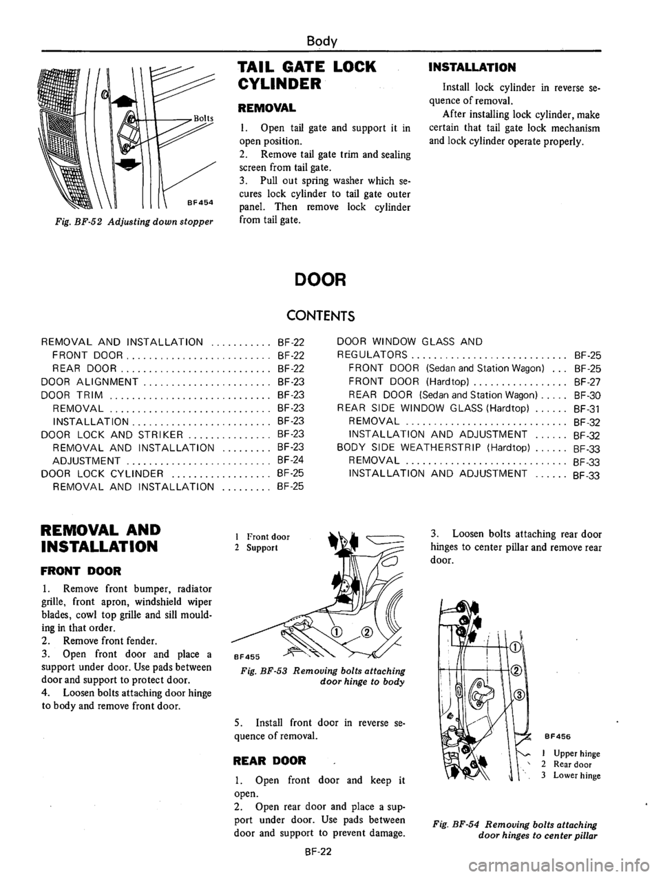 DATSUN 610 1974  Service Manual 