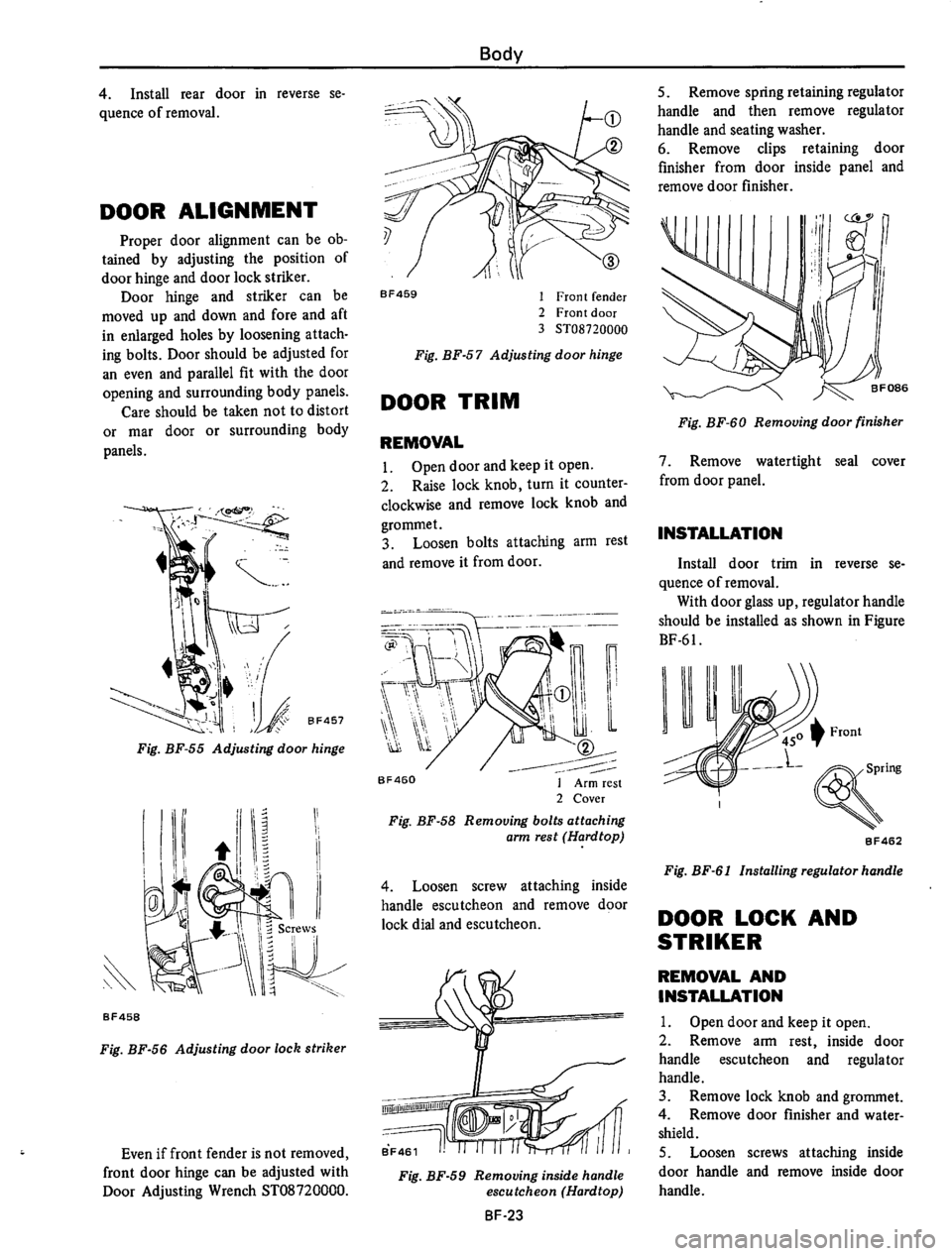 DATSUN 610 1974  Service Manual 