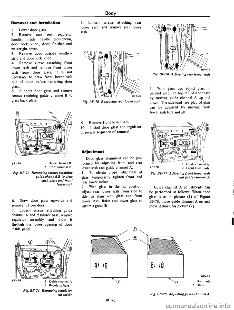 DATSUN 610 1974  Service Manual 