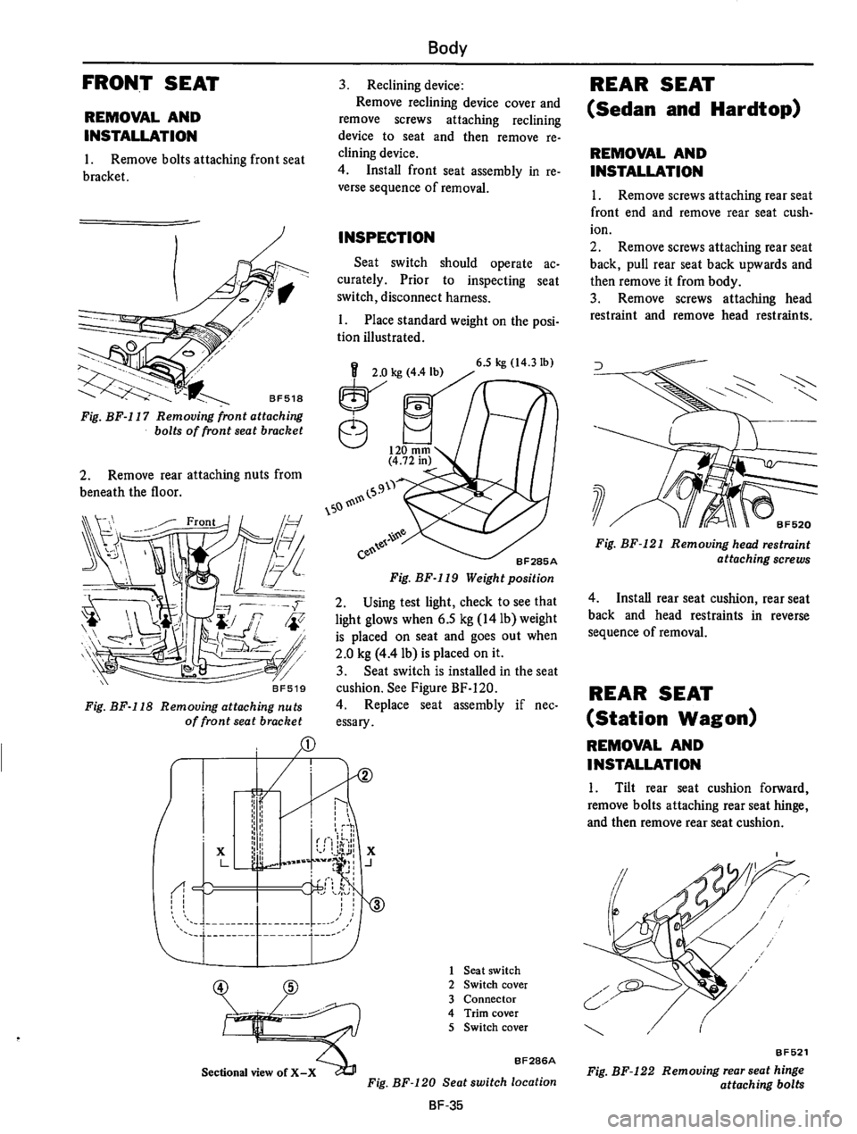 DATSUN 610 1974  Service Manual 