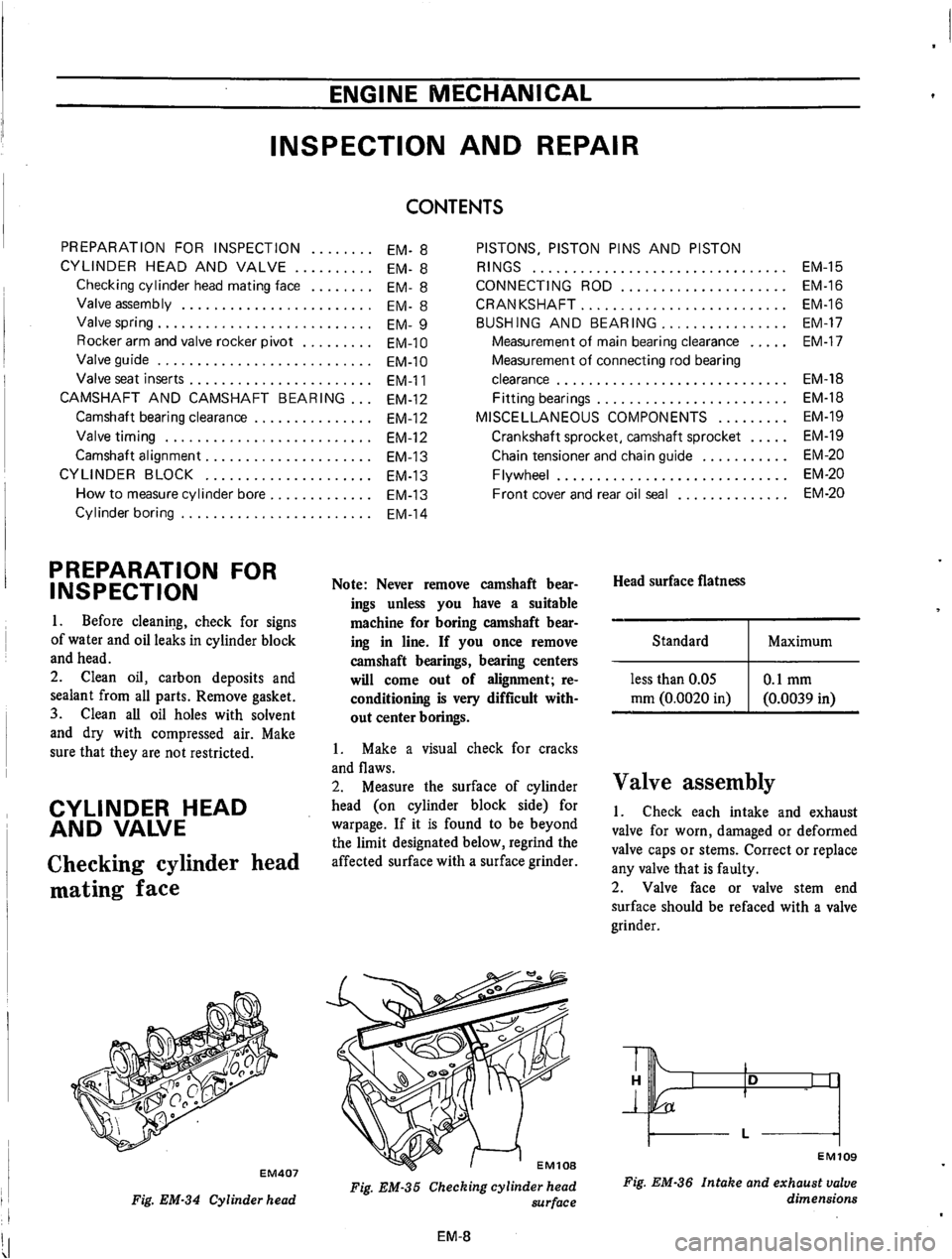DATSUN 610 1974 Workshop Manual DATSUN 610 1974 Workshop Manual