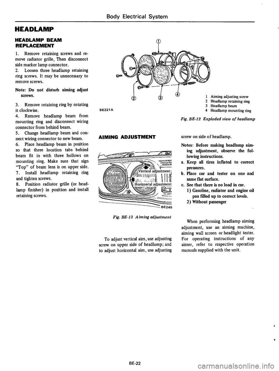 DATSUN 610 1974 Service Manual DATSUN 610 1974 Service Manual