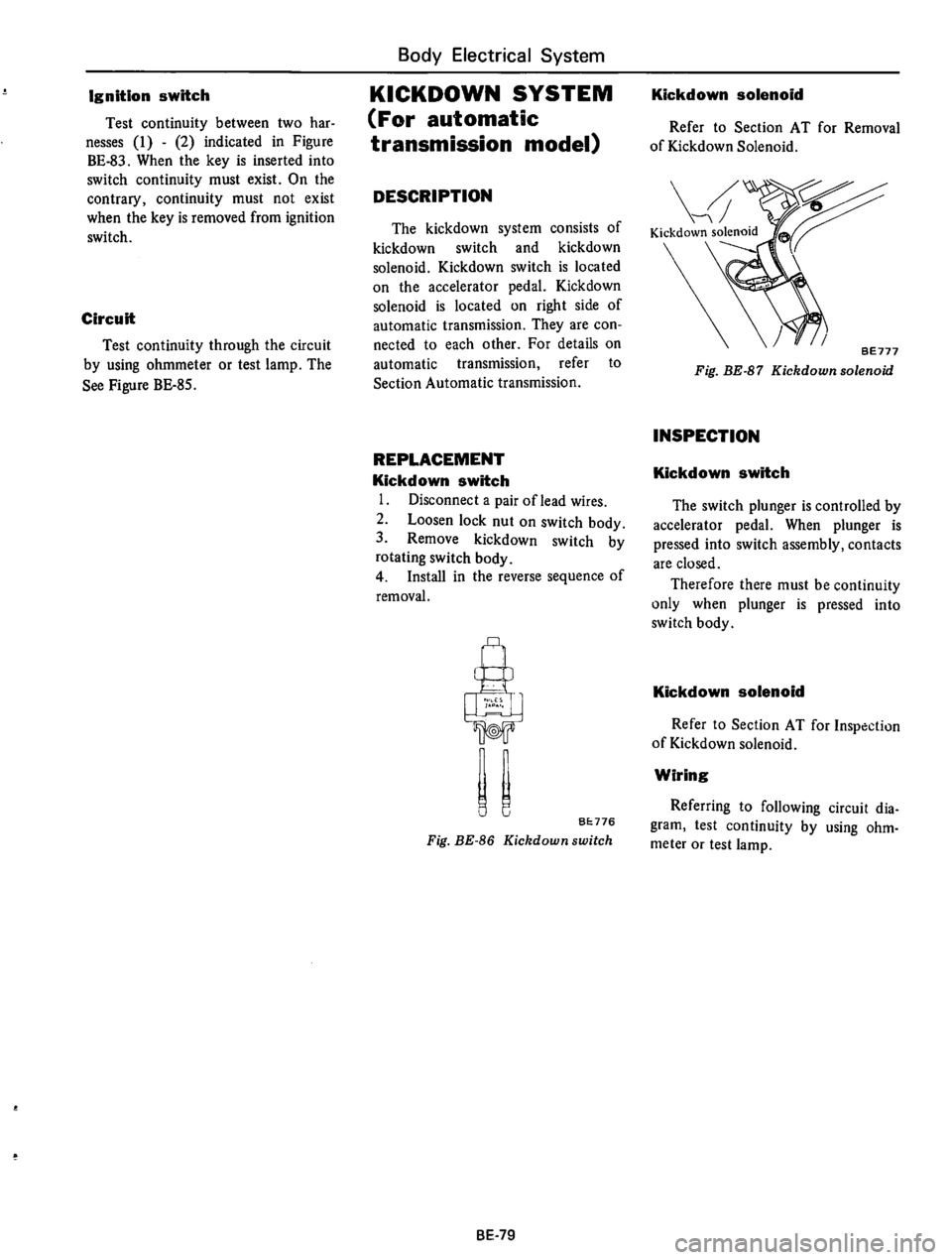 DATSUN 610 1974 Service Manual DATSUN 610 1974 Service Manual