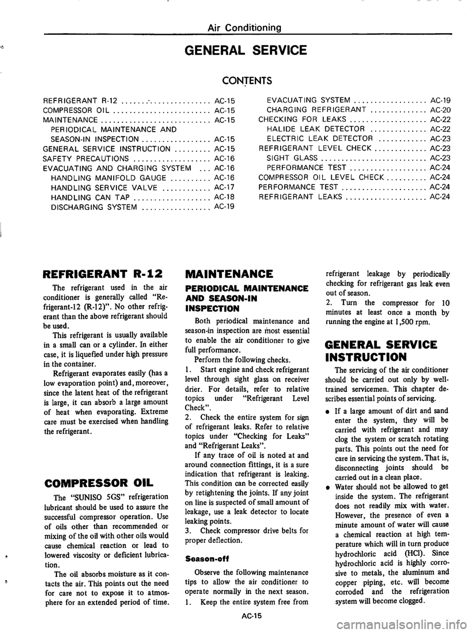 DATSUN 610 1974 Service Manual DATSUN 610 1974 Service Manual