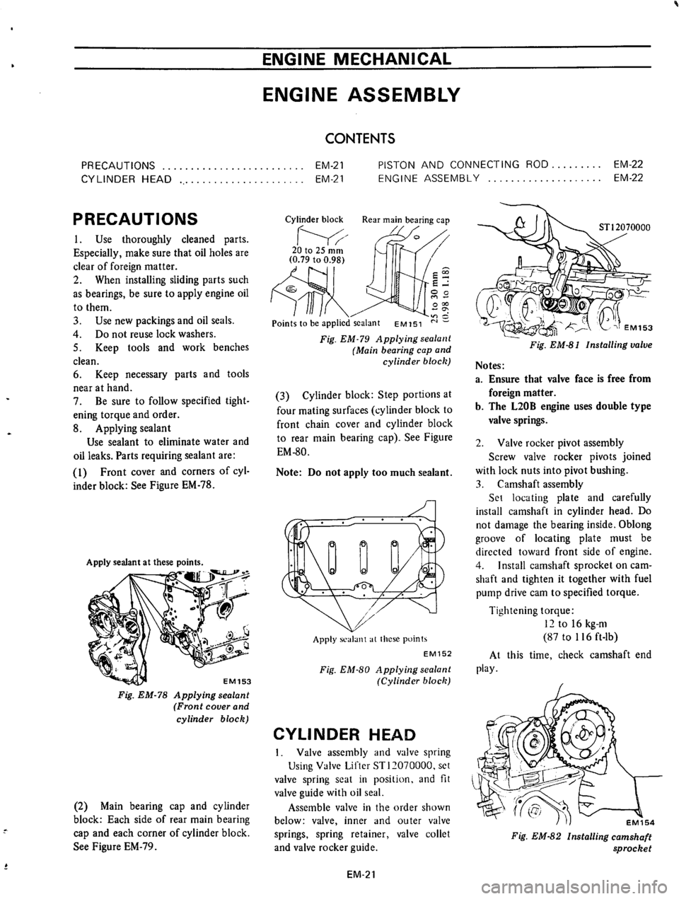 DATSUN 610 1974 Repair Manual DATSUN 610 1974 Repair Manual