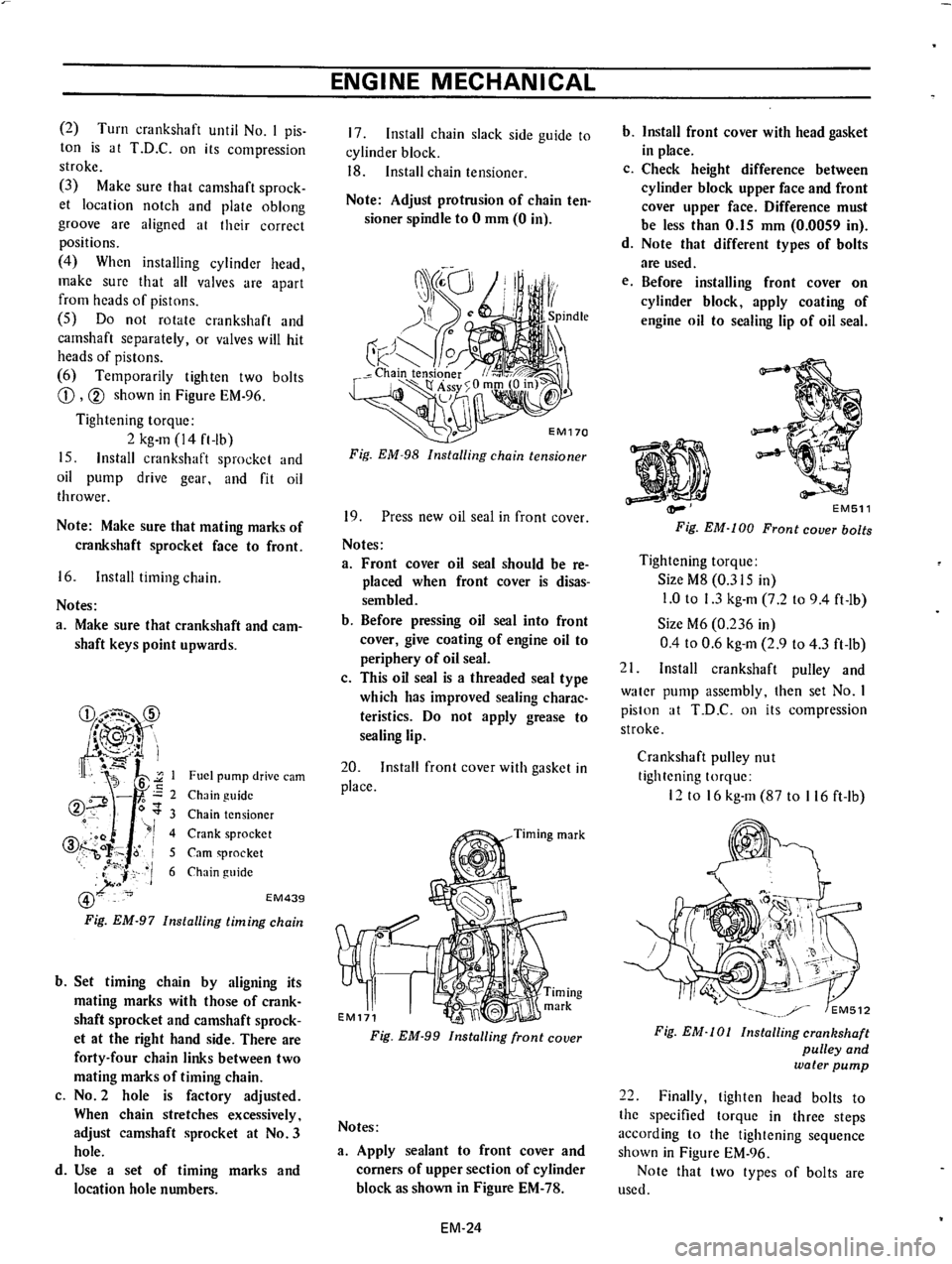 DATSUN 610 1974 Repair Manual DATSUN 610 1974 Repair Manual