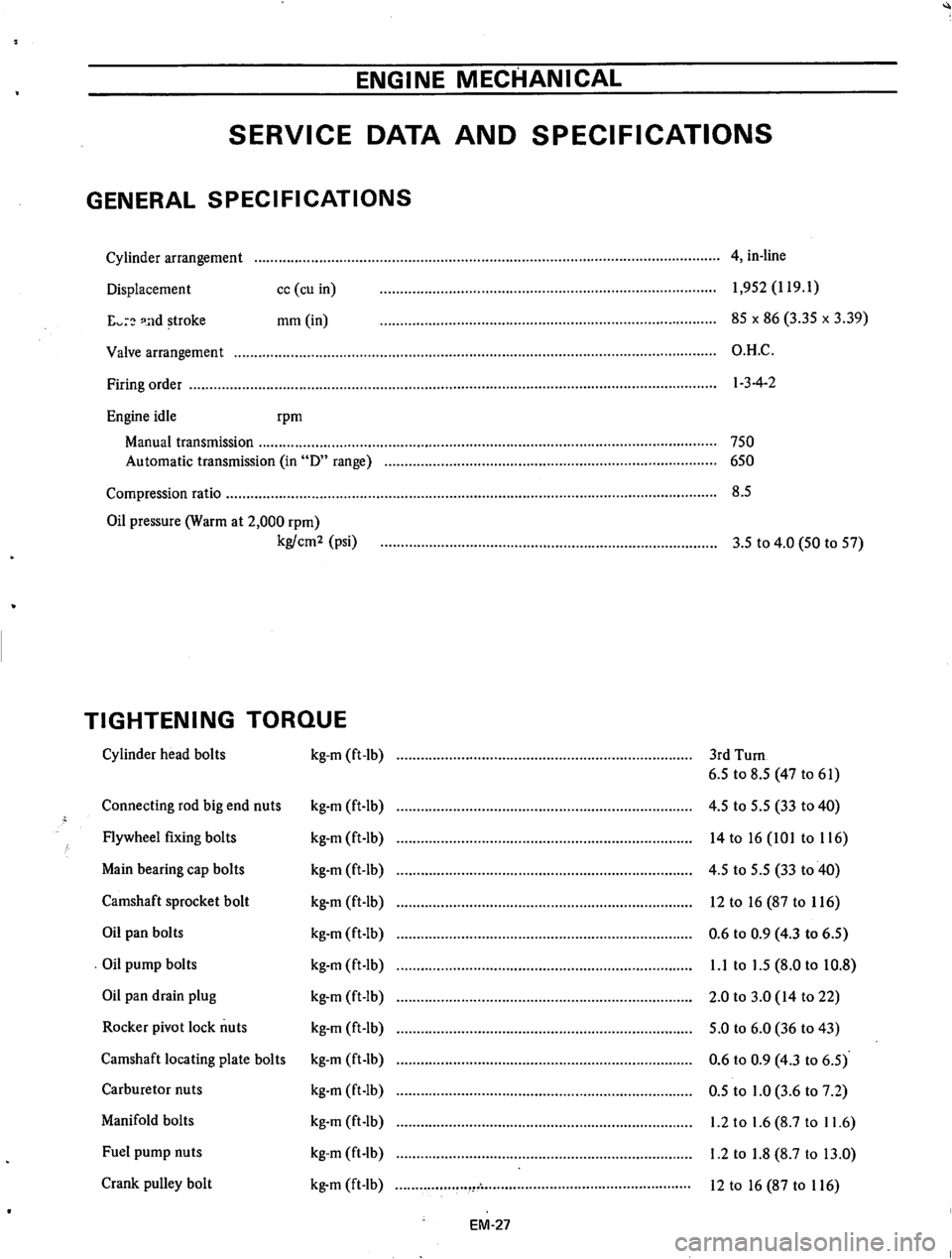 DATSUN 610 1974 Repair Manual DATSUN 610 1974 Repair Manual