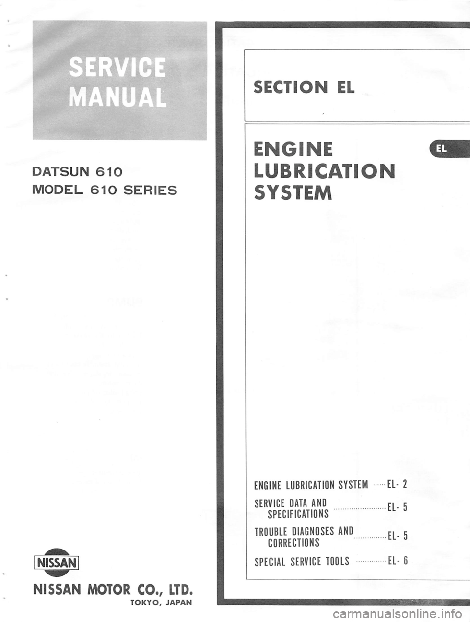 DATSUN 610 1974 Manual PDF DATSUN 610 1974 Manual PDF