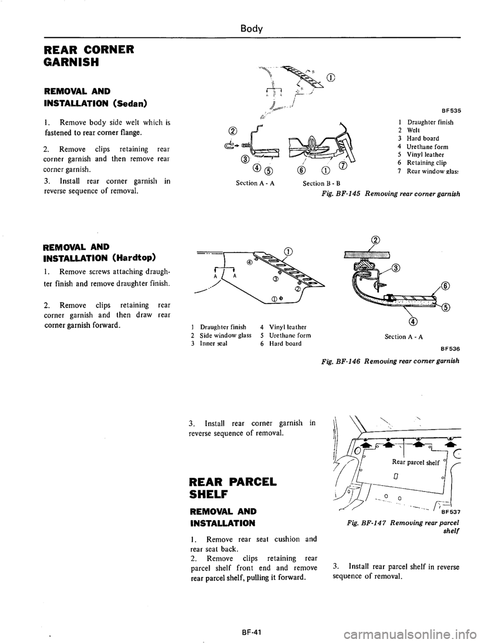 DATSUN 610 1975  Service Manual 
