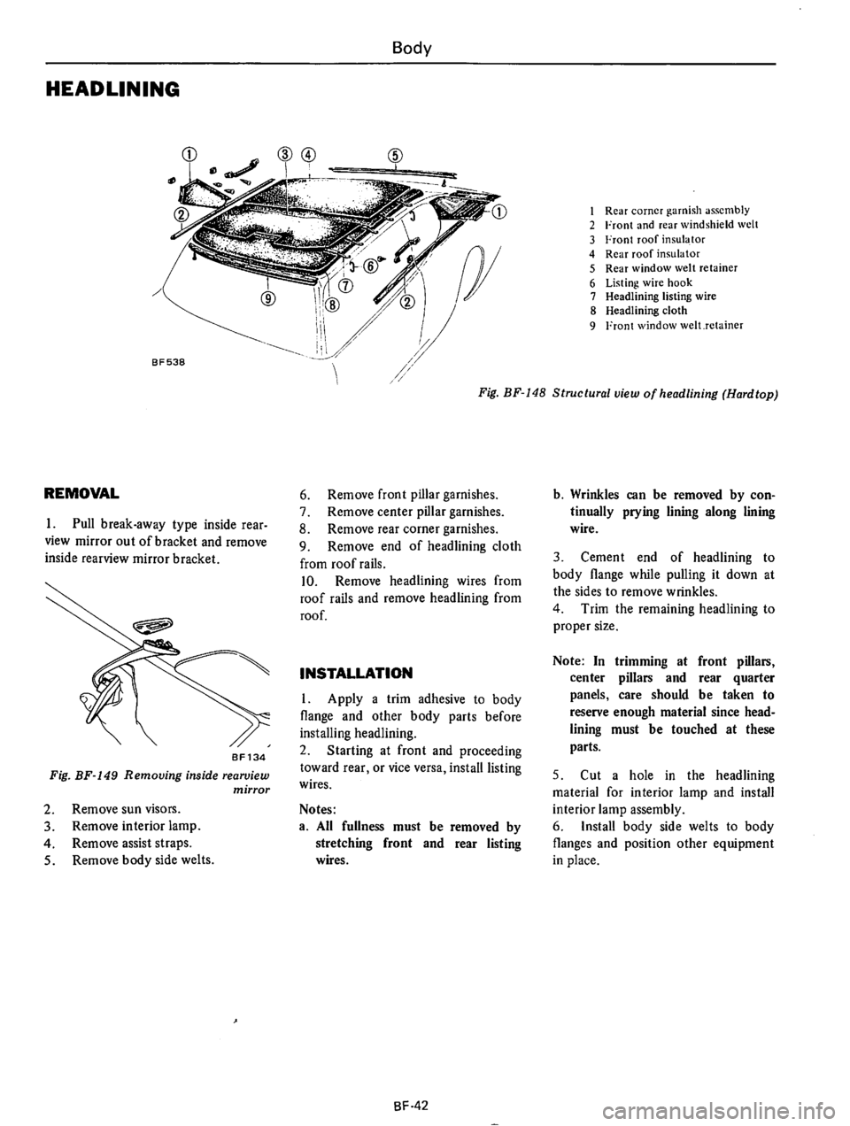 DATSUN 610 1975  Service Manual 