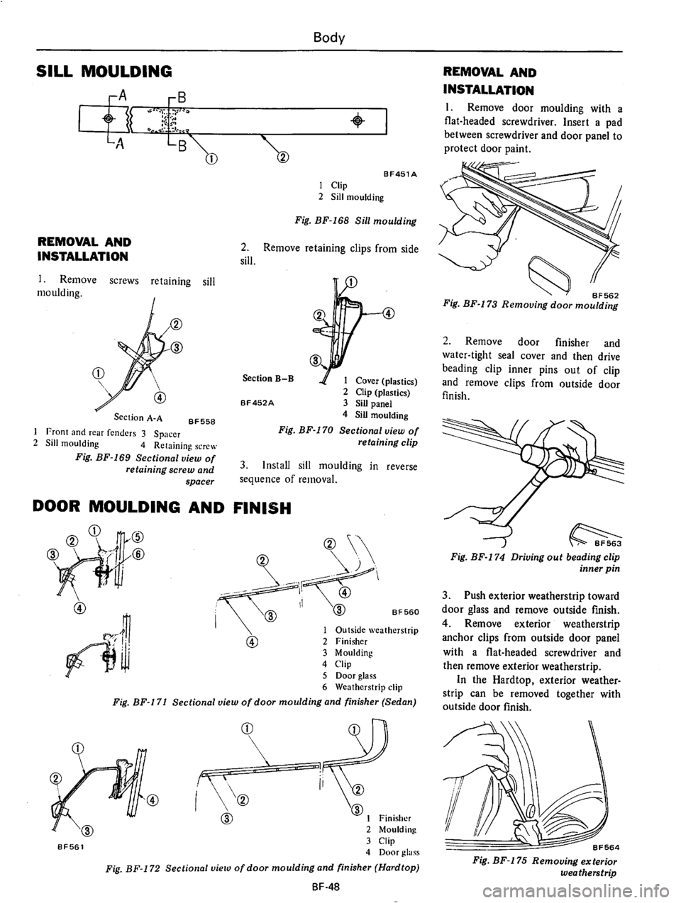 DATSUN 610 1975  Service Manual 