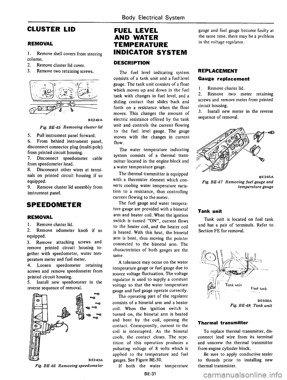 DATSUN 610 1975  Service Manual 
