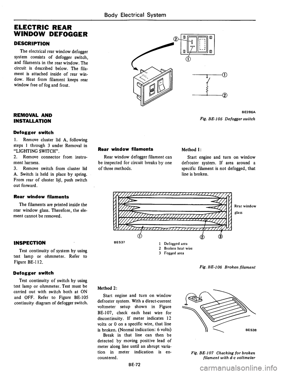 DATSUN 610 1975  Service Manual 