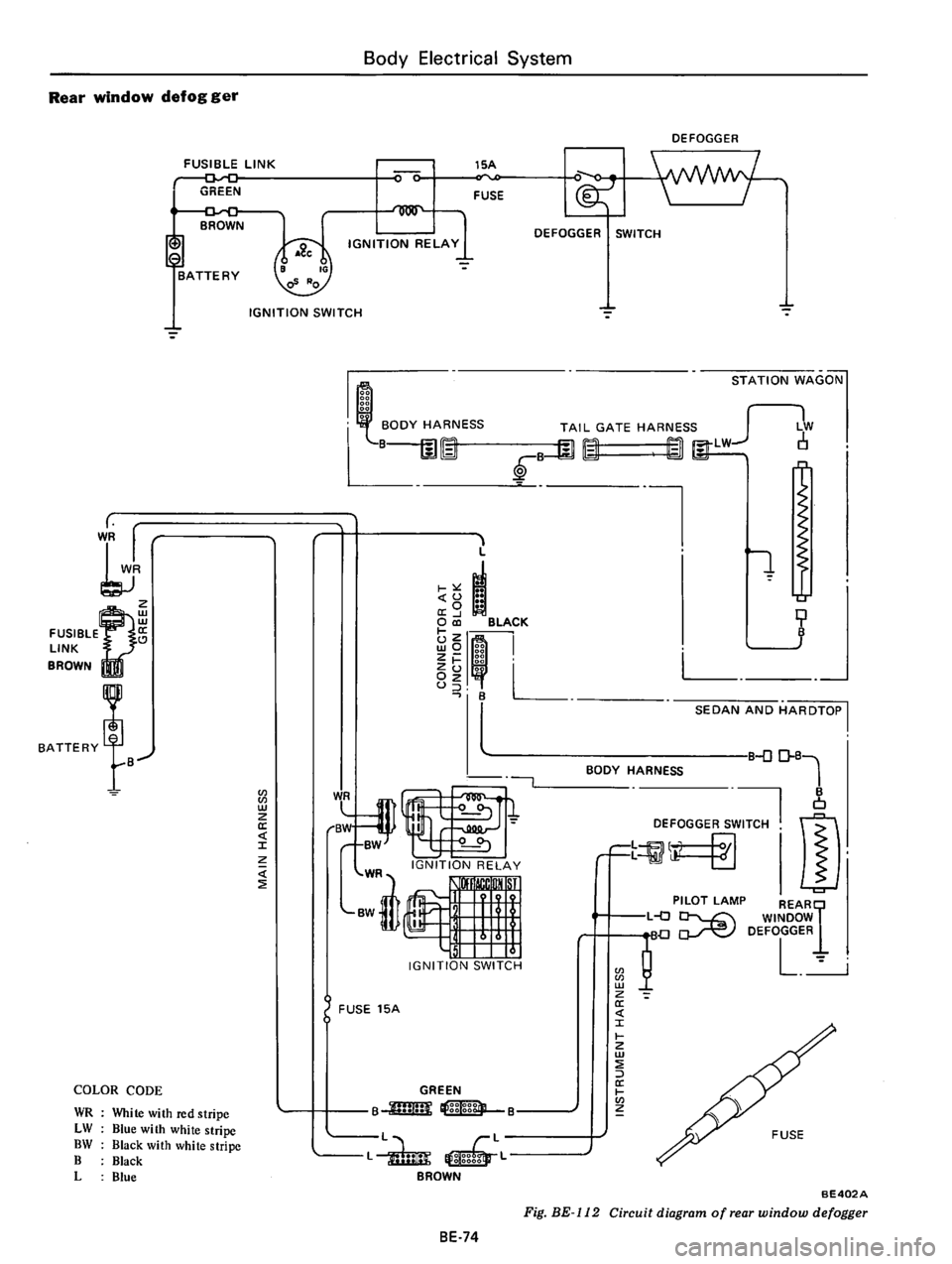 DATSUN 610 1975  Service Manual 