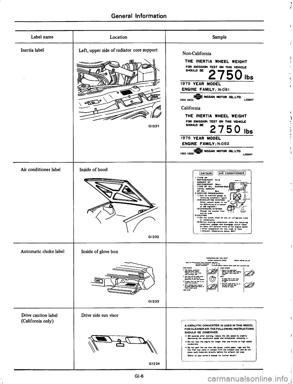 DATSUN 610 1975  Service Manual 