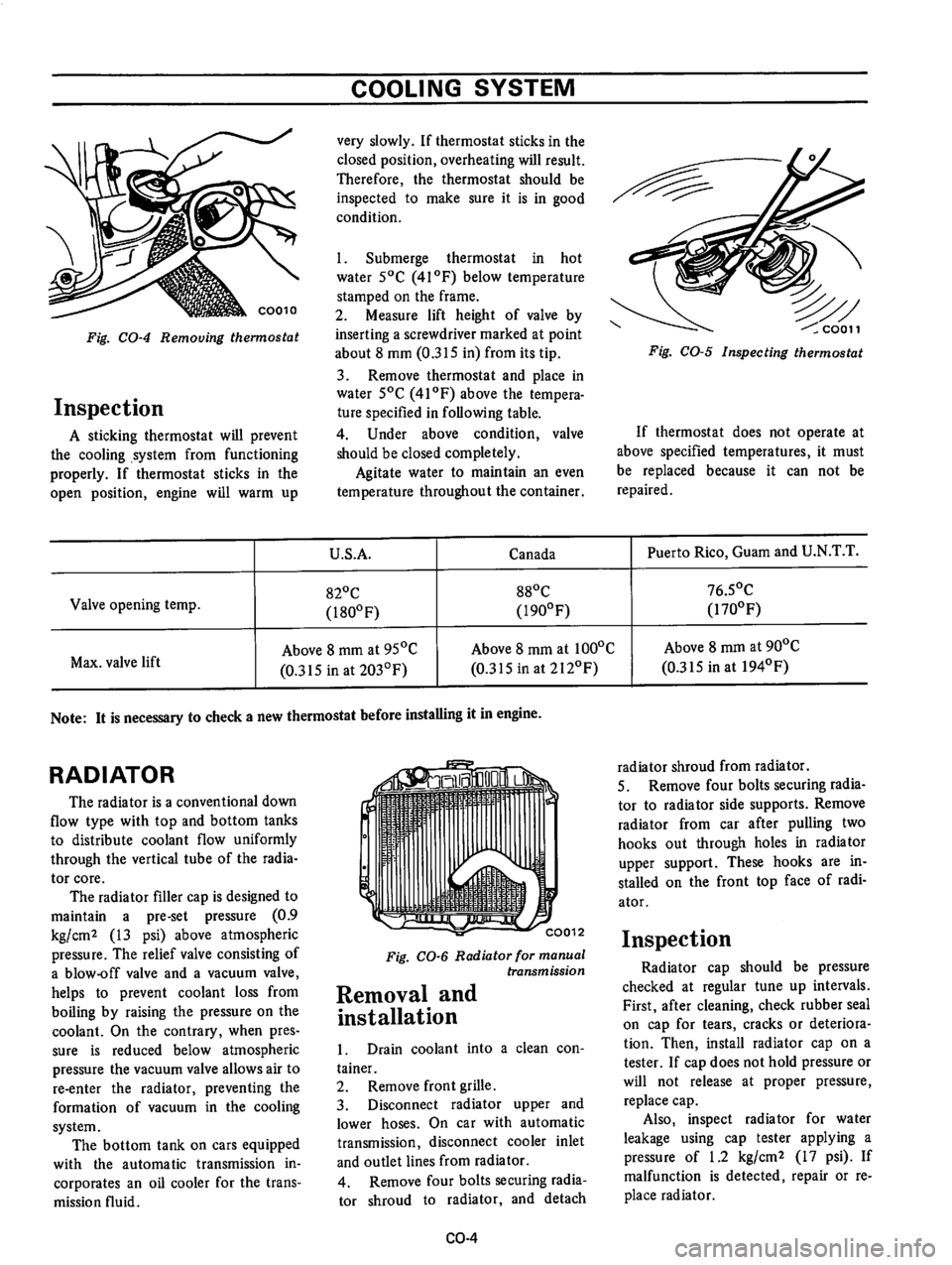 DATSUN 610 1975 Owners Manual DATSUN 610 1975 Owners Manual