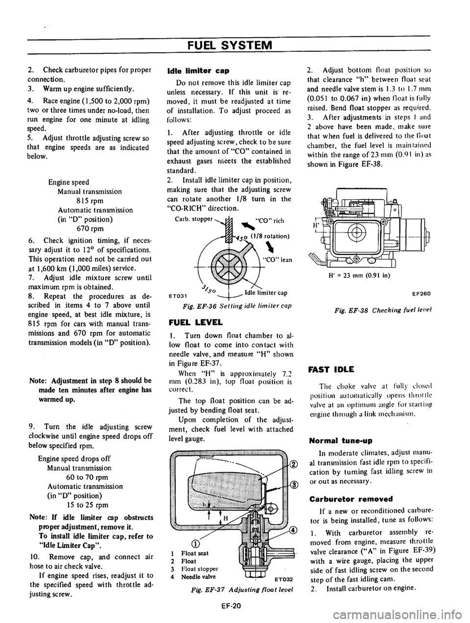 DATSUN 610 1976 Service Manual DATSUN 610 1976 Service Manual