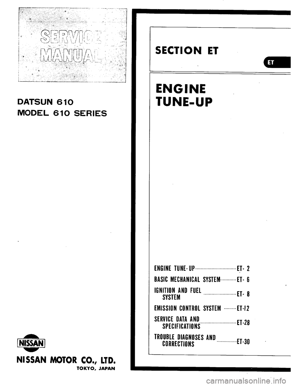 DATSUN 610 1976 User Guide DATSUN 610 1976 User Guide