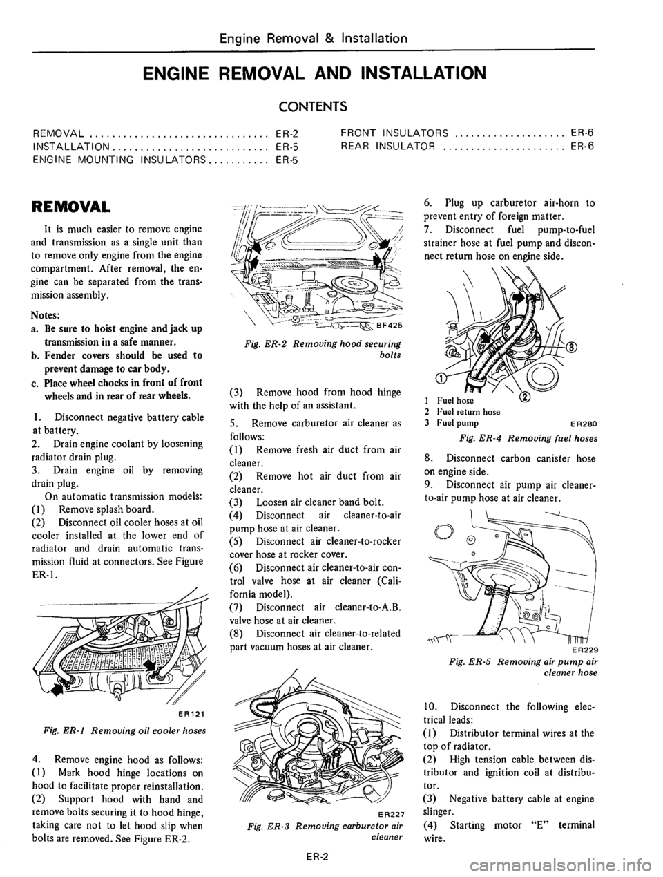 DATSUN 610 1976 Service Manual DATSUN 610 1976 Service Manual