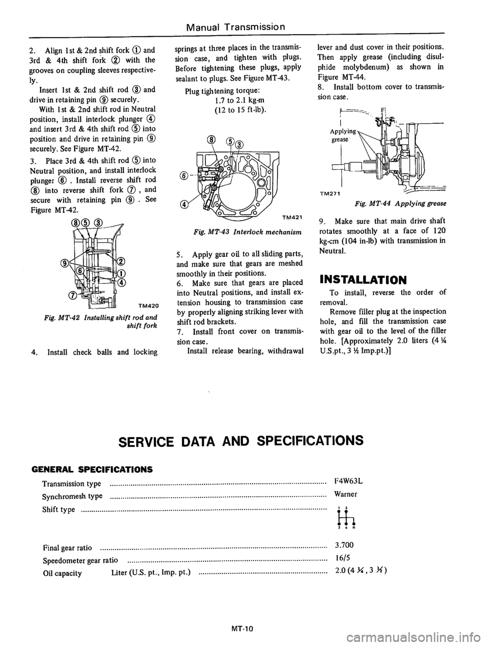 DATSUN 610 1976 Service Manual DATSUN 610 1976 Service Manual