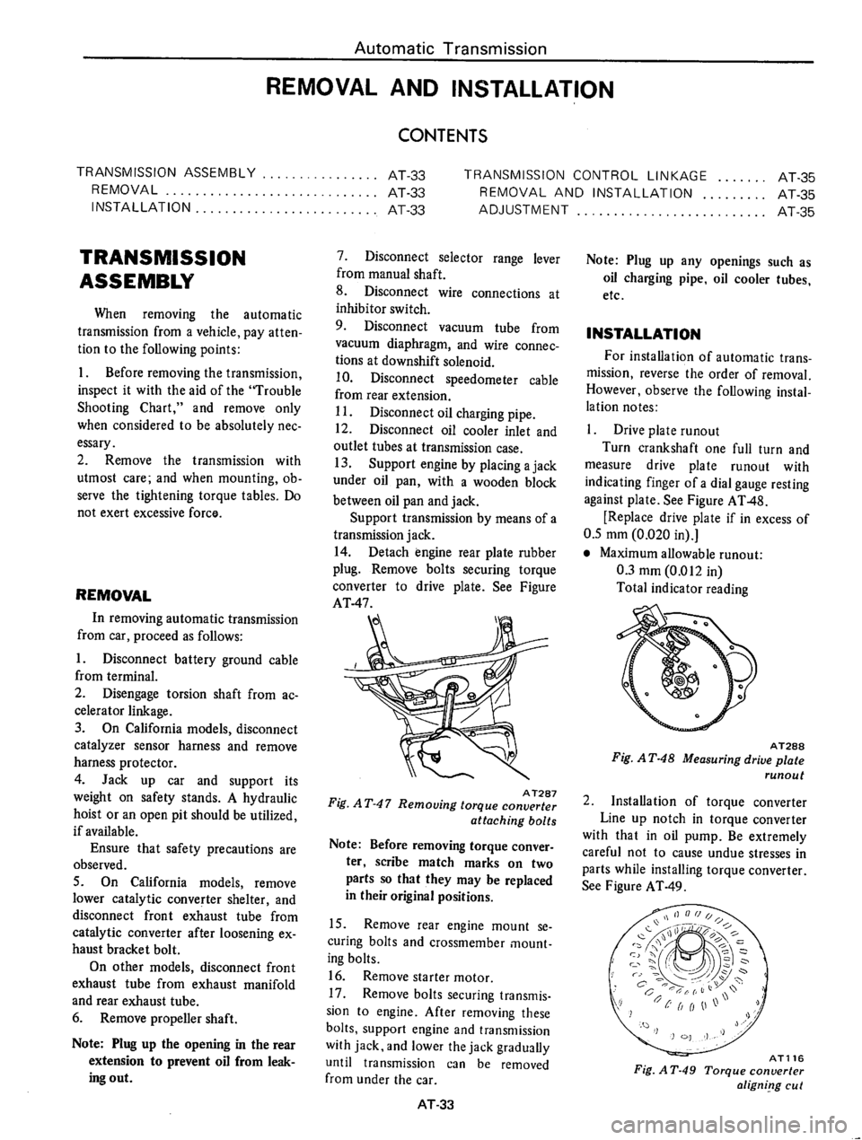 DATSUN 610 1976 Service Manual DATSUN 610 1976 Service Manual
