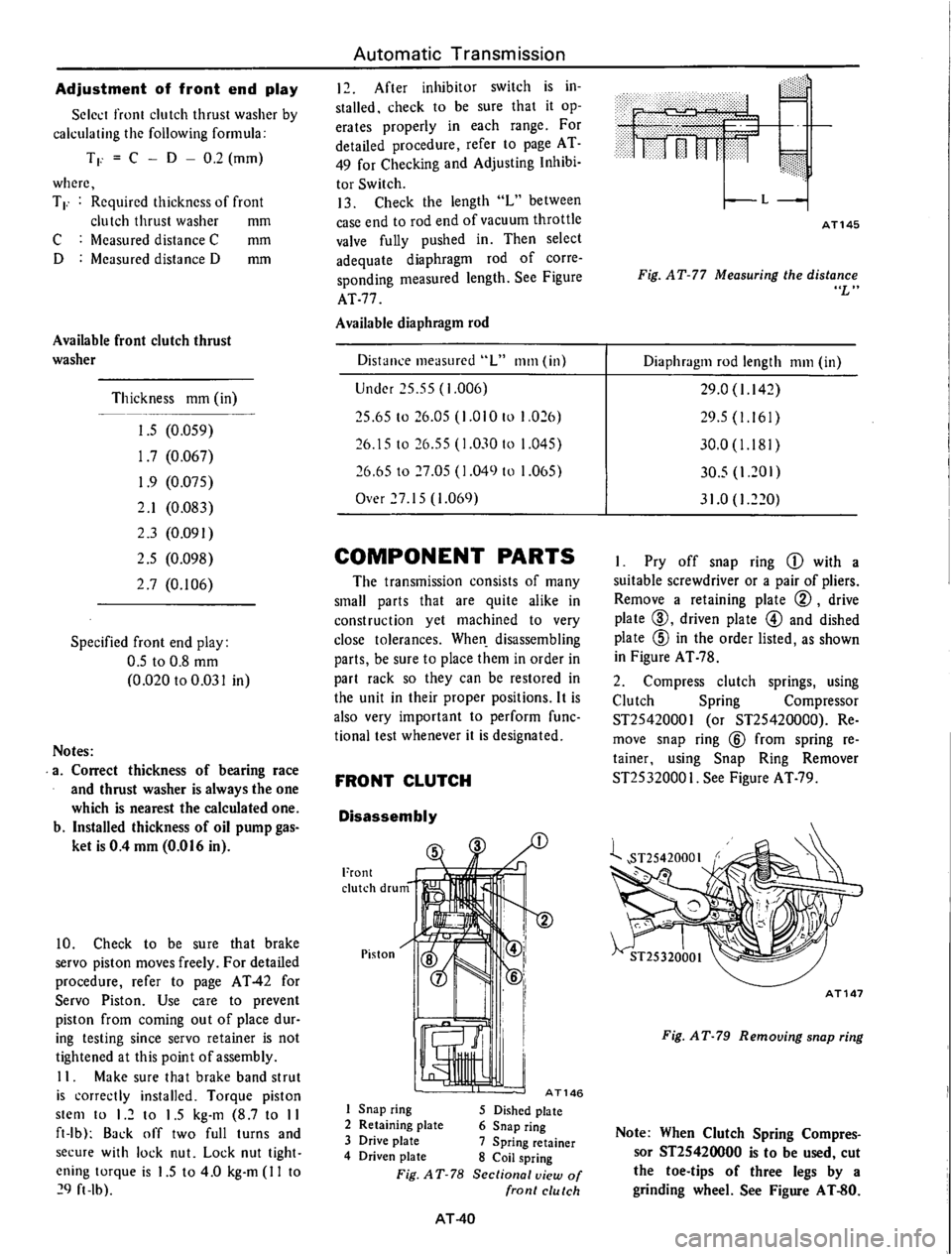 DATSUN 610 1976 Service Manual DATSUN 610 1976 Service Manual