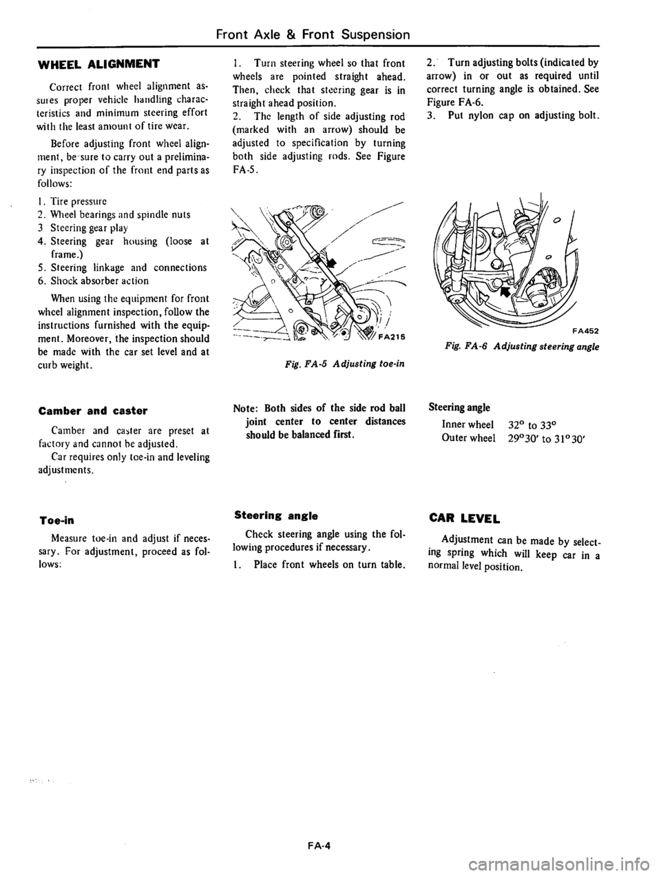 DATSUN 610 1976 Service Manual DATSUN 610 1976 Service Manual