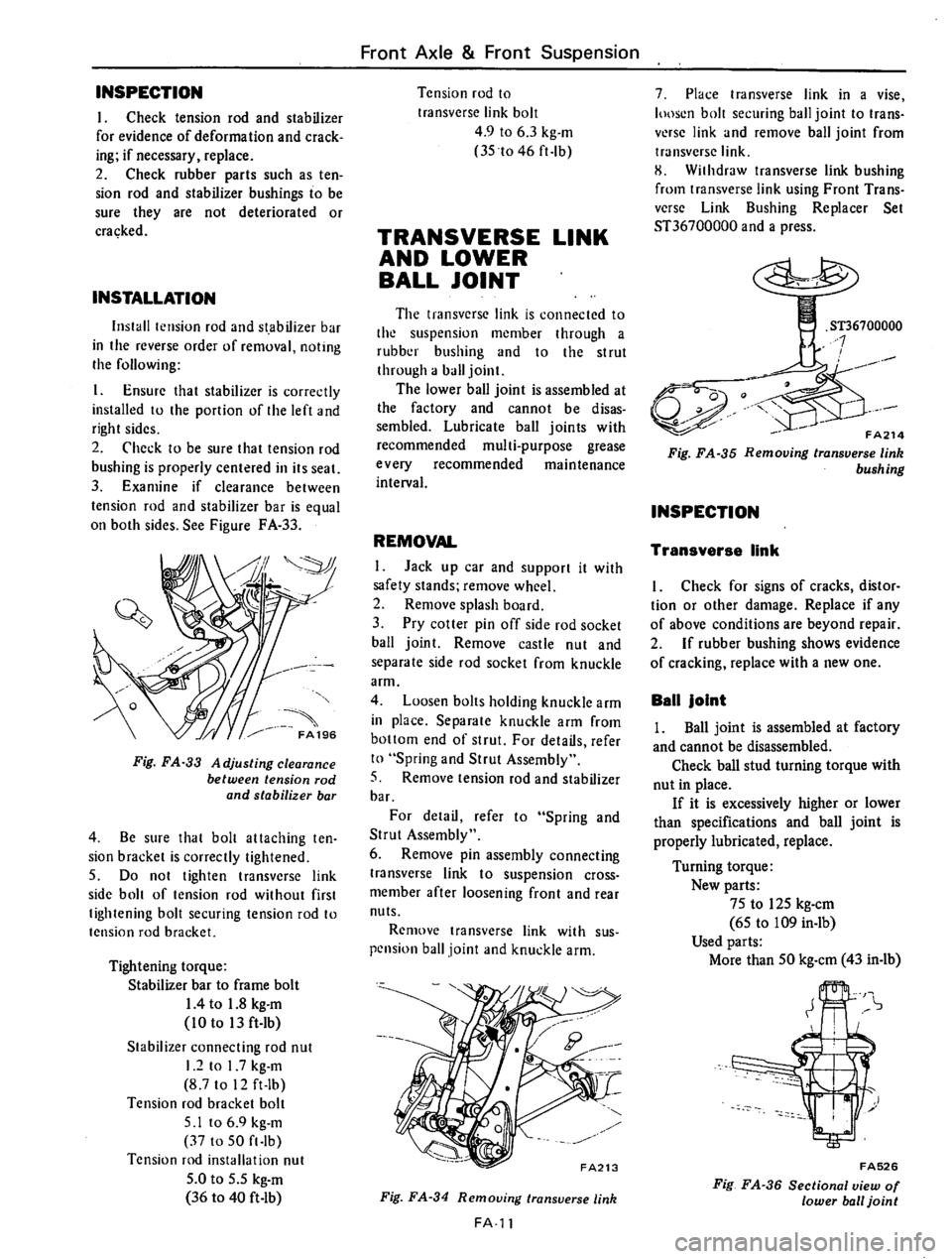 DATSUN 610 1976 Service Manual DATSUN 610 1976 Service Manual