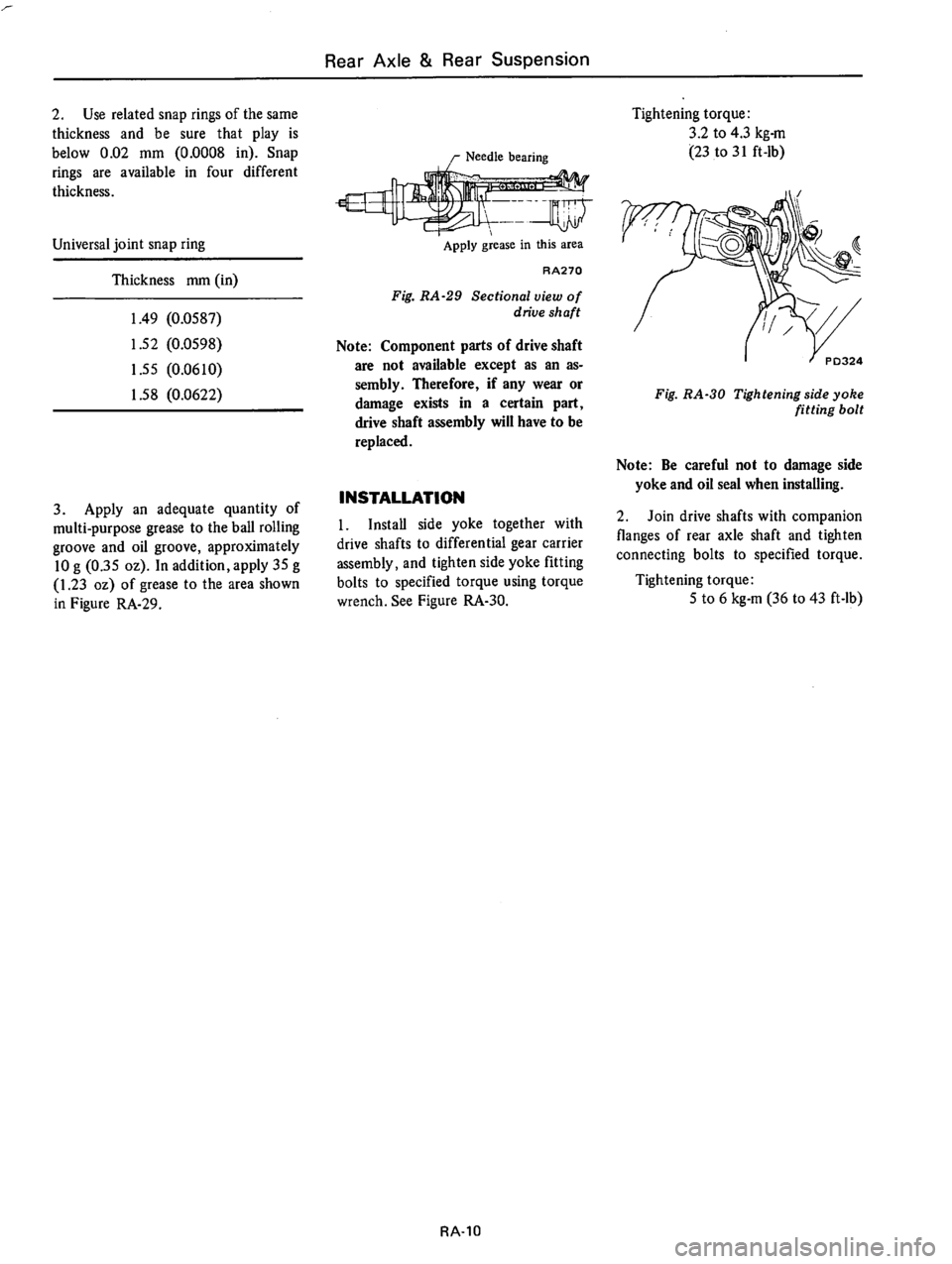 DATSUN 610 1976 Service Manual DATSUN 610 1976 Service Manual