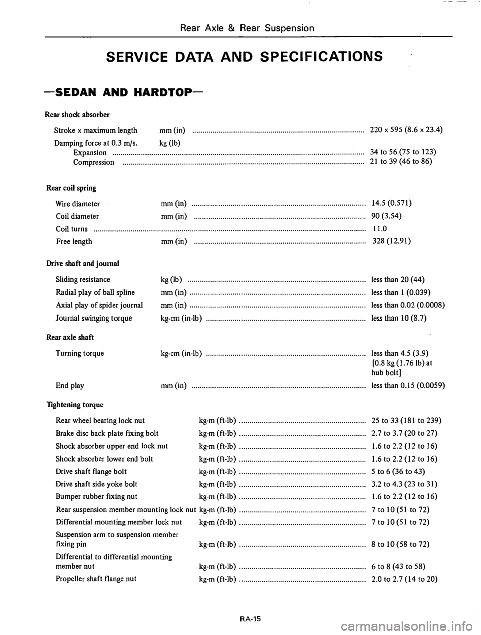 DATSUN 610 1976 Service Manual DATSUN 610 1976 Service Manual