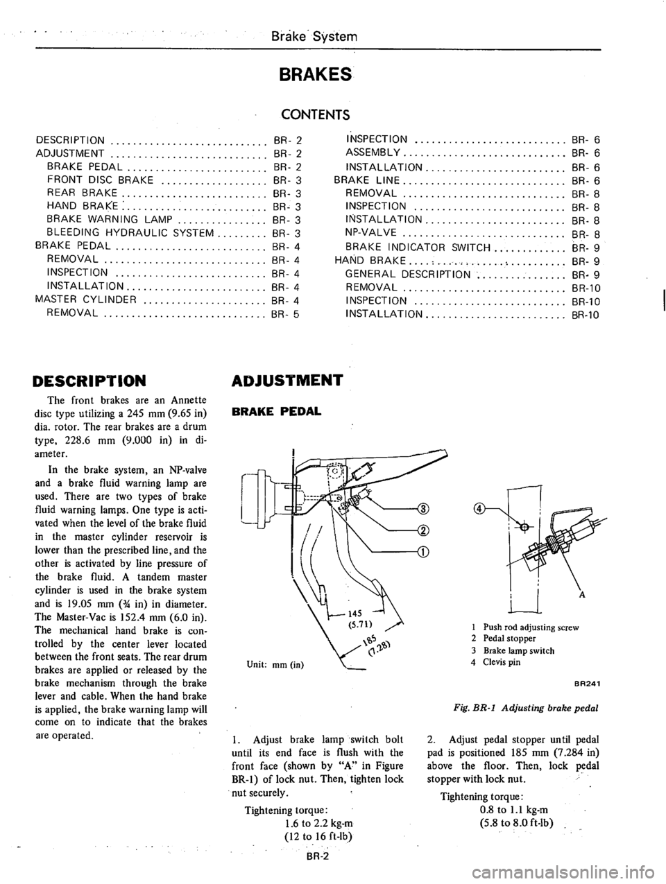 DATSUN 610 1976 Service Manual DATSUN 610 1976 Service Manual