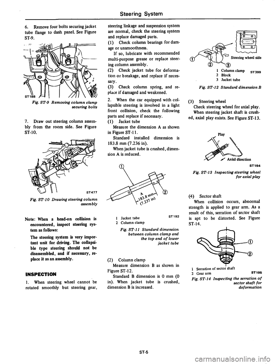 DATSUN 610 1976  Service Manual 