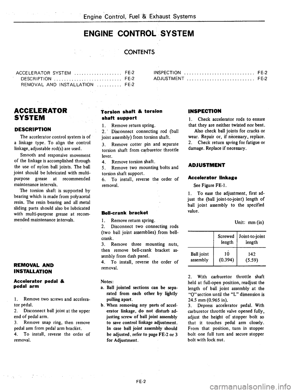 DATSUN 610 1976  Service Manual 