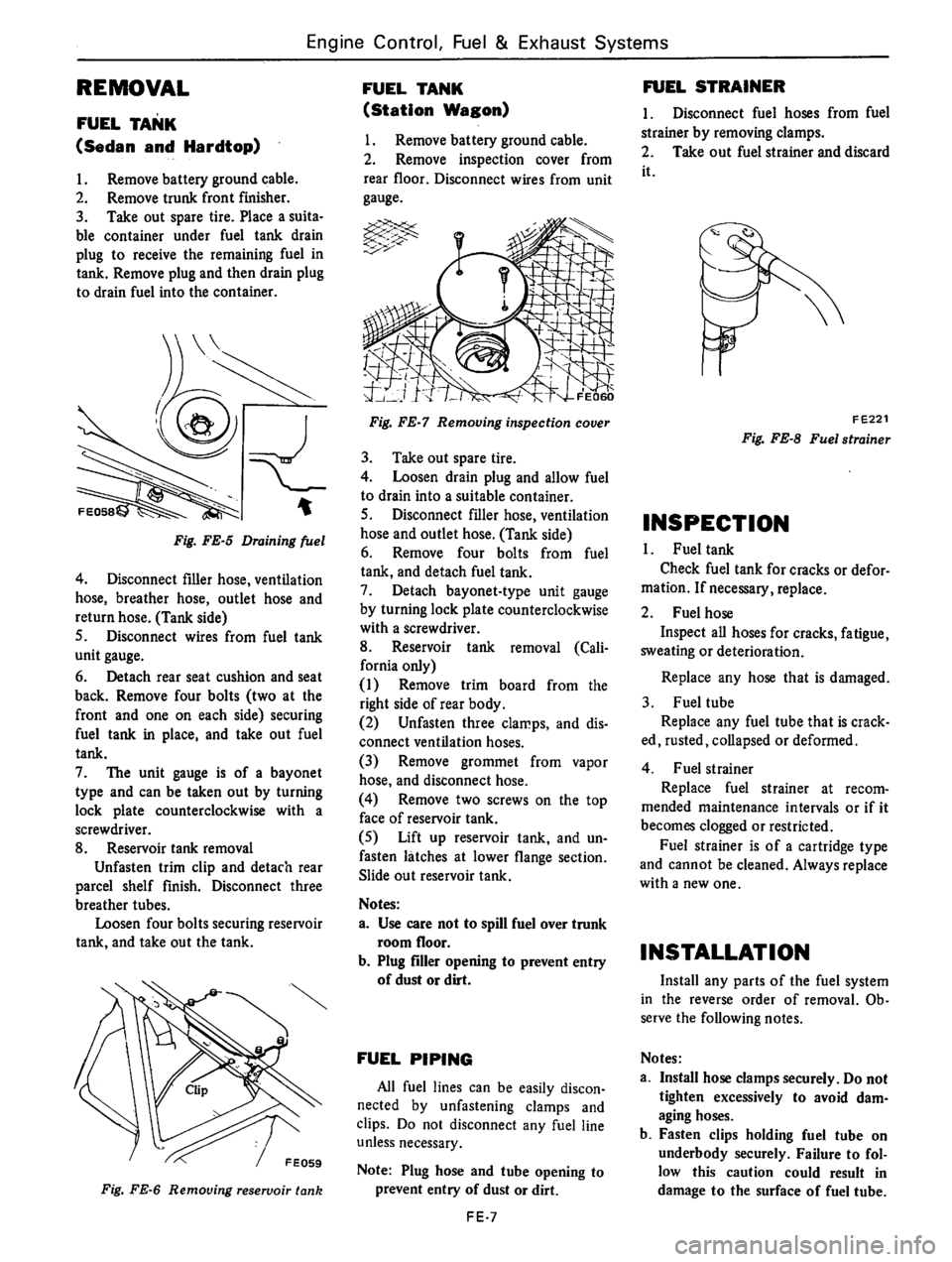 DATSUN 610 1976  Service Manual 
