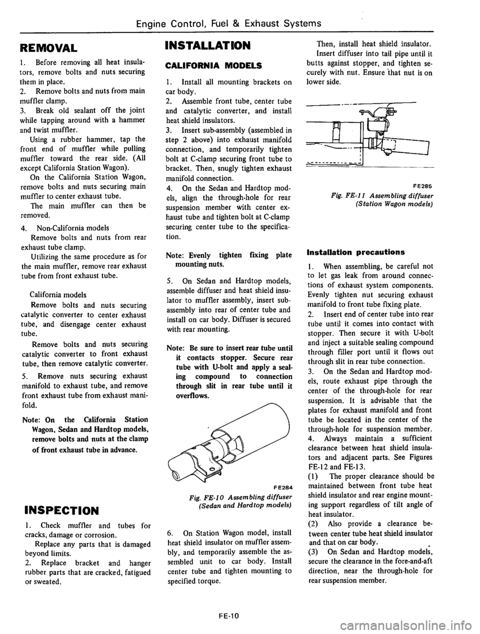 DATSUN 610 1976  Service Manual 